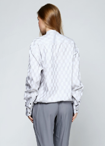 Светло-серая демисезонная блуза Giorgio Armani