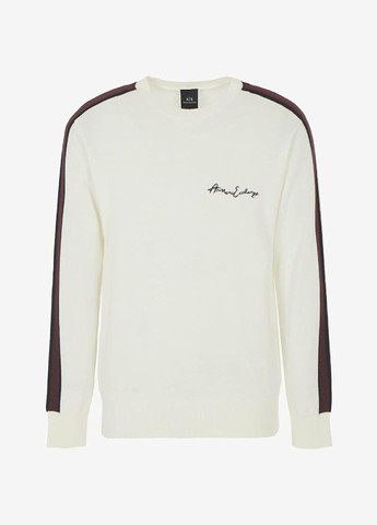 Молочний демісезонний светр джемпер Armani Exchange