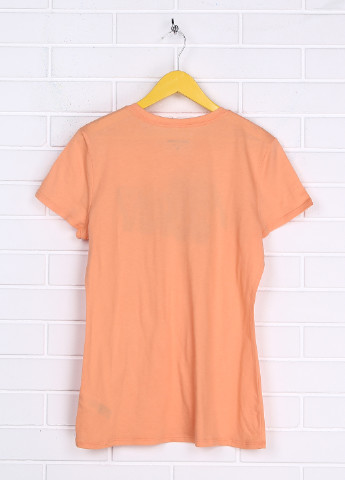 Коралловая летняя футболка с коротким рукавом Juicy Couture