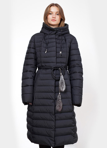 Темно-синя зимня куртка куртка-пальто Svidni