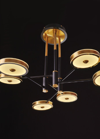 Люстра BL-679S/6 54W Bronze/BK Brille (252372222)