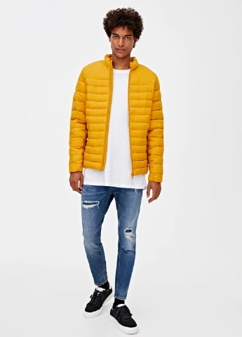 Жовта куртка демісезон,жовтий, Pull & Bear