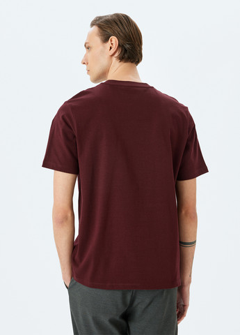 Темно-бордовая футболка KOTON
