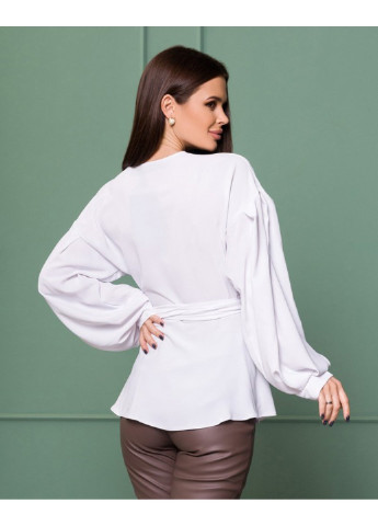 Белая демисезонная блузы sa-160 m серый ISSA PLUS