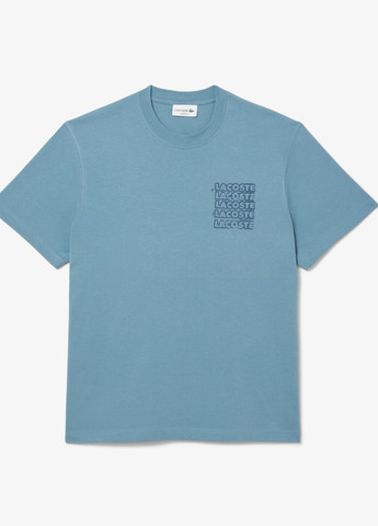 Голубая футболка Lacoste