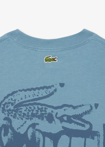 Голубая футболка Lacoste