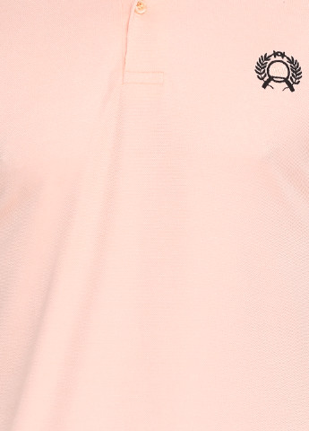 Персиковая футболка-поло для мужчин West Wint с логотипом