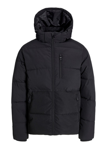 Чорна демісезонна куртка Jack & Jones