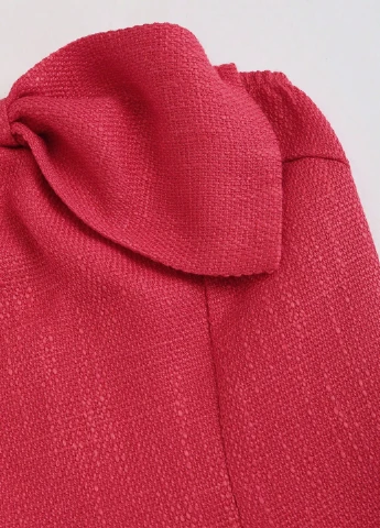Красное кэжуал, коктейльное платье с открытыми плечами SHEIN однотонное