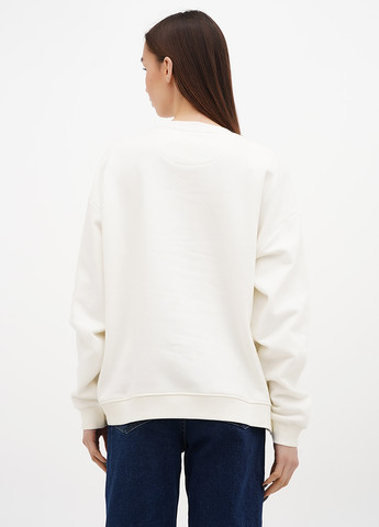 Кремовий світшот H&M однотонний без декору (317203455)