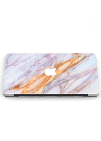 Чохол пластиковий для Apple MacBook Pro Retina 15 A1398 Рожевий мармур (Pink marble) (6353-2371) MobiPrint (218858162)