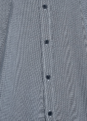 Темно-синяя кэжуал рубашка с орнаментом KOTON