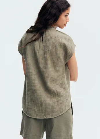 Хаки блуза H&M