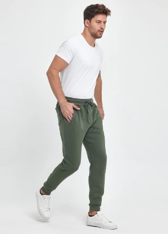 Хаки спортивные демисезонные джоггеры брюки Trend Collection