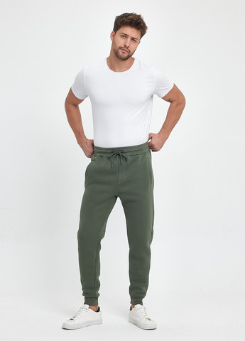 Хаки спортивные демисезонные джоггеры брюки Trend Collection