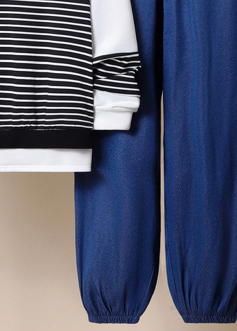 Комбінований демісезонний костюм (жилет, світшот, штани) брючний SHEIN