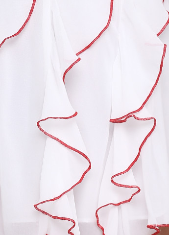 Белая кэжуал однотонная юбка Sassofono клешированная