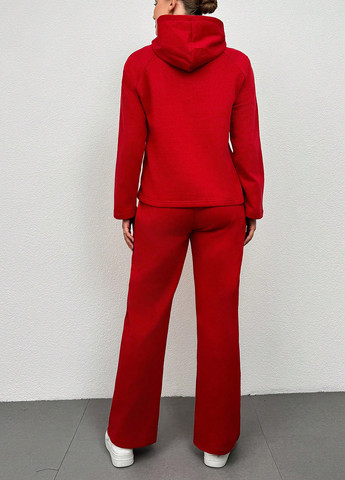 Вишневая всесезон пижама (реглан, брюки) реглан + брюки SHEIN