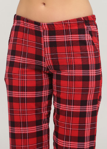Червона всесезон піжама (реглан, штани, маска) реглан + брюки Lucci