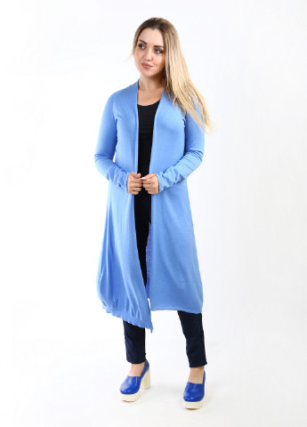Голубой демисезонный кардиган Stefanel
