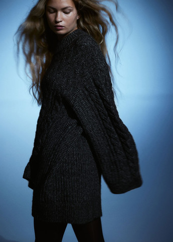 Темно-сірий зимовий светр H&M