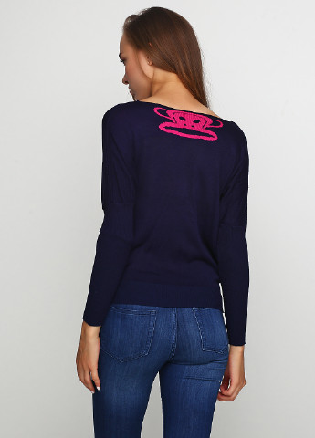 Темно-синий демисезонный пуловер пуловер Melrose