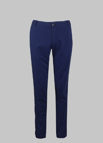Синие кэжуал демисезонные брюки Selected Homme
