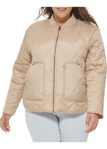 Бежевая демисезонная куртка Levi's