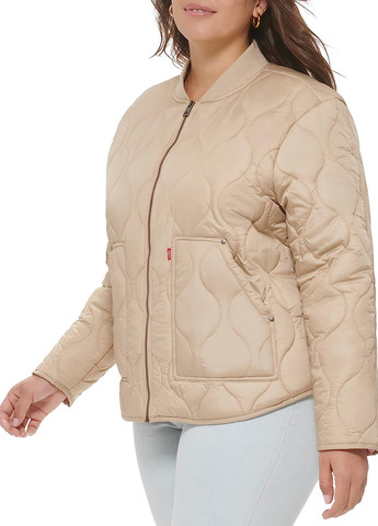 Бежевая демисезонная куртка Levi's