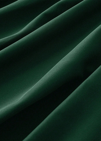 Темно-зелена кежуал сукня в стилі армпір, з спідницею-сонце SHEIN однотонна