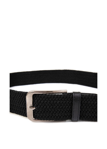 Текстильный ремень мужской классика 20521 Черный Vintage (235781296)