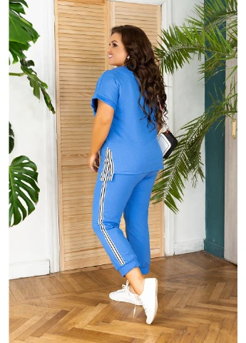 Спортивный костюм 169-1 64 Светло-синий N.N.C.Fashion (223458367)