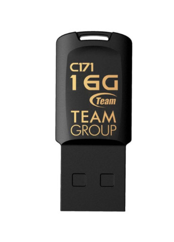 USB флеш накопичувач (TC17116GB01) Team 16gb c171 black usb 2.0 (232750072)
