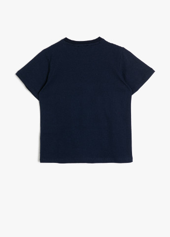Темно-синяя летняя футболка KOTON