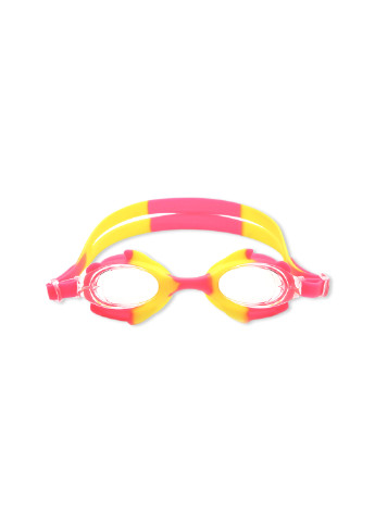 Очки для плавания Qilang one size для детей с чехлом голубой/желтый No Brand (256116130)