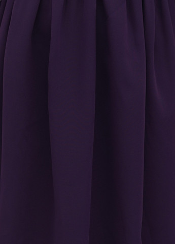 Темно-фиолетовое кэжуал платье клеш Victoria Loks однотонное