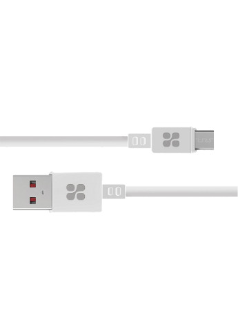 Кабель MicroCord-2 USB - microUSB 2 м White Promate microcord-2.white (188706499)
