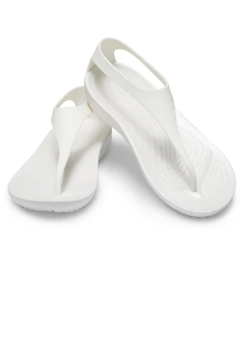 Белые сандалии Crocs