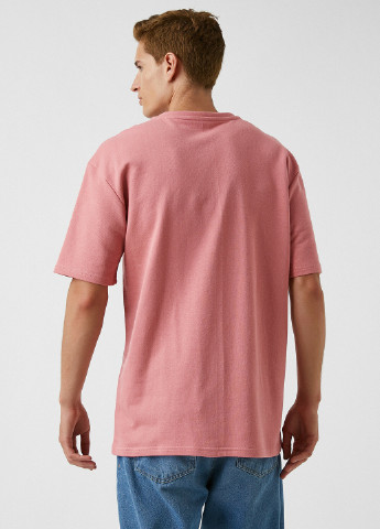 Розовая демисезонная футболка KOTON