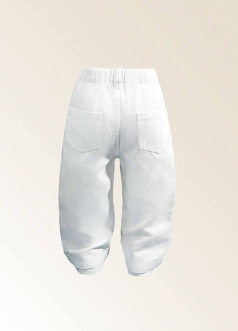 Белые летние мешковатые джинсы SHEIN