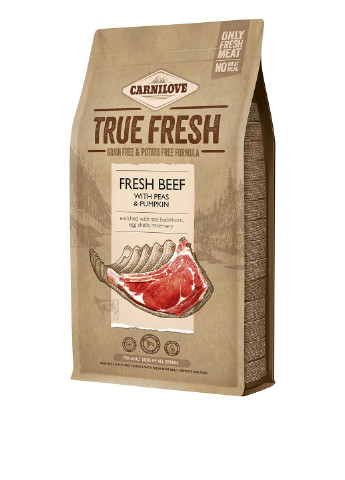 Сухой корм True Fresh с говядиной, 1,4 кг Carnilove (252477299)