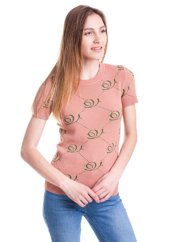 Терракотовая кэжуал футболка Viviami