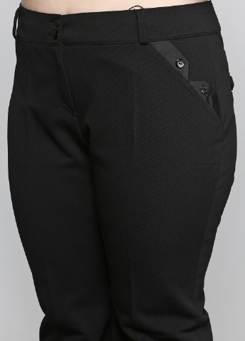 Черные классические осенние прямые брюки Ut