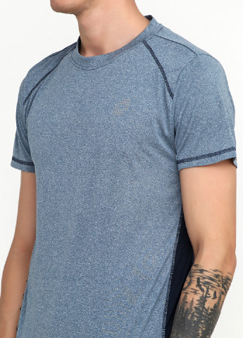 Серо-синяя футболка с коротким рукавом Crivit