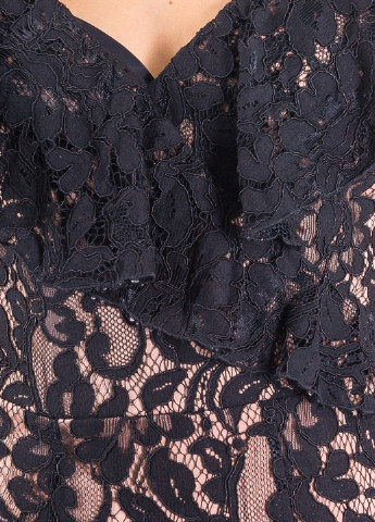 Черное вечернее платье футляр, годе Jessica Wright однотонное