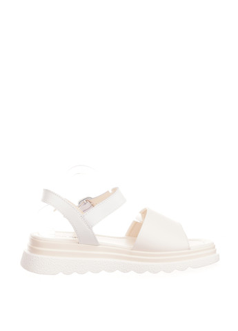 Молочные босоножки Lola Andy с ремешком с белой подошвой, волнистая подошва