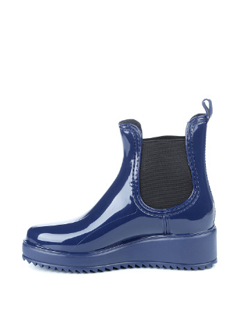 Темно-синие резиновые ботинки Casual