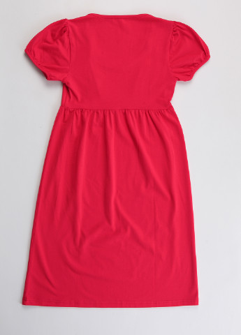 Красное кэжуал платье NEL однотонное