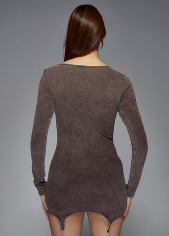 Кавова кежуал сукня футляр SHEIN варенка