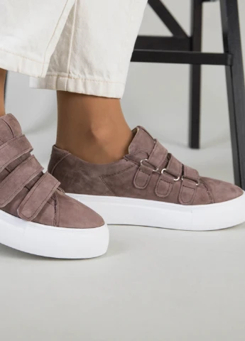 Темно-бежеві кеди shoesband Brand